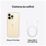Smartphone Apple iPhone 14 Pro Max (Or) - 512 Go - Autre vue
