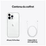 Smartphone reconditionné Apple iPhone 14 Pro Max (Argent) - 512 Go · Reconditionné - Autre vue