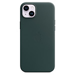 Apple Coque en cuir avec MagSafe pour iPhone 14 Plus - Vert forêt