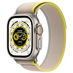 Apple Watch Ultra GPS + Cellular Titanium - Yellow Beige Trail Loop 49 mm - S/M