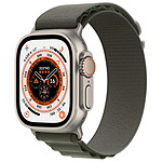 Apple Watch Ultra GPS + Cellular Titanium - Green Alpine Loop - 49 mm - L