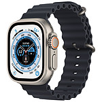 Apple Watch Ultra GPS + Cellular Titanium - Midnight Ocean Band - 49 mm