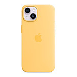 Apple Coque en silicone avec MagSafe pour iPhone 14 - Soleil