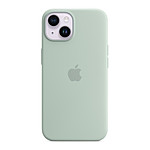 Apple Coque en silicone avec MagSafe pour iPhone 14 - Bleu cactus