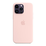 Apple Coque en silicone avec MagSafe pour iPhone 14 Pro Max - Rose craie