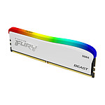 Kingston Fury Beast White RGB SE - 1 x 16 Go (16 Go) - DDR4 3200 MHz - CL16