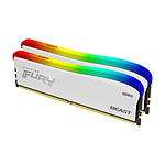 Kingston Fury Beast White RGB SE - 2 x 16 Go (32 Go) - DDR4 3600 MHz - CL18