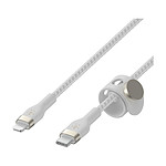 Câble USB Belkin Boost Charge Pro Flex Câble USB-C vers Lightning (blanc) - 3 m - Autre vue