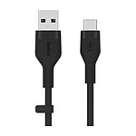 Câble USB Belkin Boost Charge Flex Câble silicone USB-A vers USB-C (noir) - 1 m - Autre vue