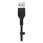 Câble USB Belkin Boost Charge Flex Câble silicone USB-A vers USB-C (noir) - 1 m - Autre vue