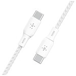 Câble USB Belkin Câble USB-C vers USB-C renforcé (blanc) - 3 m - Autre vue