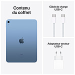 Tablette Apple iPad Wi-Fi 10.9 - 256 Go - Bleu (10 ème génération) - Autre vue