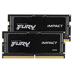 Mémoire Kingston Fury Impact SO-DIMM - 2 x 32 Go (64 Go) - DDR5 5600 MHz - CL40 - Autre vue