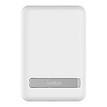 Batterie et powerbank Belkin Batterie externe sans fil Magsafe 5000 mAh avec support Blanc - Autre vue