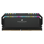 Mémoire Corsair Dominator Platinum RGB Black - 4 x 16 Go (64 Go) - DDR5 6400 MHz - CL32 - Autre vue