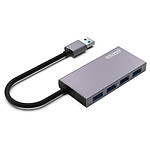 Câble USB INOVU Hub USB-A/C 3.0 vers 4x USB-A 3.0 (avec alimentation externe) - Autre vue