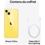 Smartphone Apple iPhone 14 Plus Jaune - 128 Go - Autre vue