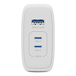Chargeur INOVU Chargeur Secteur 100W  3 en 1 (USB-A + 2 x USB-C) Power Delivery, GaN - Autre vue