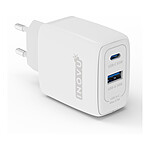 INOVU Chargeur Secteur 65W  2 en 1 (USB-A + 1 x USB-C) Power Delivery, GAN