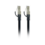Câble RJ45 Textorm Câble RJ45 CAT 7 SSTP (noir) - 0.2 m - Autre vue