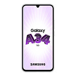 Smartphone reconditionné Samsung Galaxy A34 5G (Argent) - 128 Go · Reconditionné - Autre vue