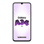 Smartphone reconditionné Samsung Galaxy A34 5G (Argent) - 256 Go · Reconditionné - Autre vue