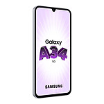Samsung Galaxy A34 5G (Argent) - 128 Go - Smartphone Samsung sur