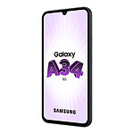 Smartphone reconditionné Samsung Galaxy A34 5G (Graphite ) - 256 Go · Reconditionné - Autre vue