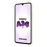 Smartphone reconditionné Samsung Galaxy A34 5G (Lime) - 128 Go · Reconditionné - Autre vue