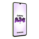 Smartphone reconditionné Samsung Galaxy A34 5G (Lime) - 128 Go · Reconditionné - Autre vue