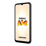 Smartphone Samsung Galaxy A14 (Noir) - 64 Go - 4 Go + Verre Trempé + Coque Transparente - Autre vue