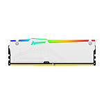 Mémoire Kingston Fury Beast White RGB - 2 x 32 Go (64 Go) - DDR5 5600 MHz - CL36 - Autre vue