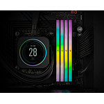 Mémoire Corsair Vengeance RGB Black - 2 x 16 Go (32 Go) - DDR5 6000 MHz - CL30 - Autre vue