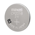 Pile et chargeur Maxell CR2016 Lithium 3V (par 5) - Autre vue