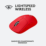 Souris PC Logitech G Pro X Superlight - Rouge - Autre vue