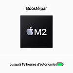 Macbook Apple MacBook Air M2 15 pouces (2023) Gris sidéral 8Go/256 Go (MQKP3FN/A) - Autre vue