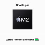 MacBook Apple MacBook Air M3 15 pouces (2024) Minuit 24 Go/512 Go (MC9L4FN/A) - Autre vue