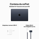 Macbook Apple MacBook Air M2 15 pouces (2023) Minuit 8Go/256 Go (MQKW3FN/A) - Autre vue
