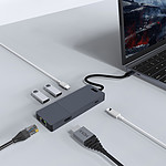 Câble USB INOVU Station d'accueil USB-C 6 en 1 (HDMI/USB/Ethernet/SD) - Autre vue