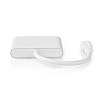 Câble USB Nedis Hub USB-C - Blanc - 10 cm - Autre vue