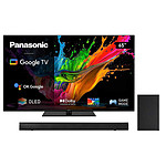 Panasonic TX-65MZ800E + SC-HTB150EG-K  - TV OLED 4K UHD HDR - 164 cm - Barre de son avec caisson de basses, Bluetooth