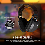 Casque micro Corsair HS80 Max Wireless - Noir - Autre vue