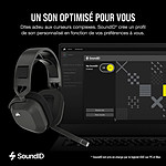 Casque micro Corsair HS80 Max Wireless - Noir - Autre vue