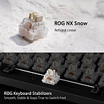 Clavier PC Asus ROG Strix Scope II 96 Wireless - Asus ROG NX Snow - Autre vue