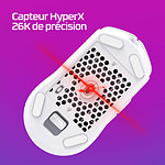 Souris PC HyperX Pulsefire Haste 2 Wireless - Blanc - Autre vue