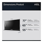 TV Sony XR-65A95LAEP - TV QD OLED 4K UHD HDR - 164 cm - Autre vue