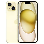 Smartphone Apple iPhone 15 Jaune - 128 Go - Autre vue