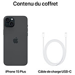 Smartphone reconditionné Apple iPhone 15 Plus Noir - 256 Go  · Reconditionné - Autre vue