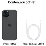 Smartphone reconditionné Apple iPhone 15 Plus Noir - 256 Go · Reconditionné - Autre vue