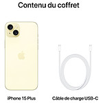 Smartphone reconditionné Apple iPhone 15 Plus Jaune - 256 Go   · Reconditionné - Autre vue